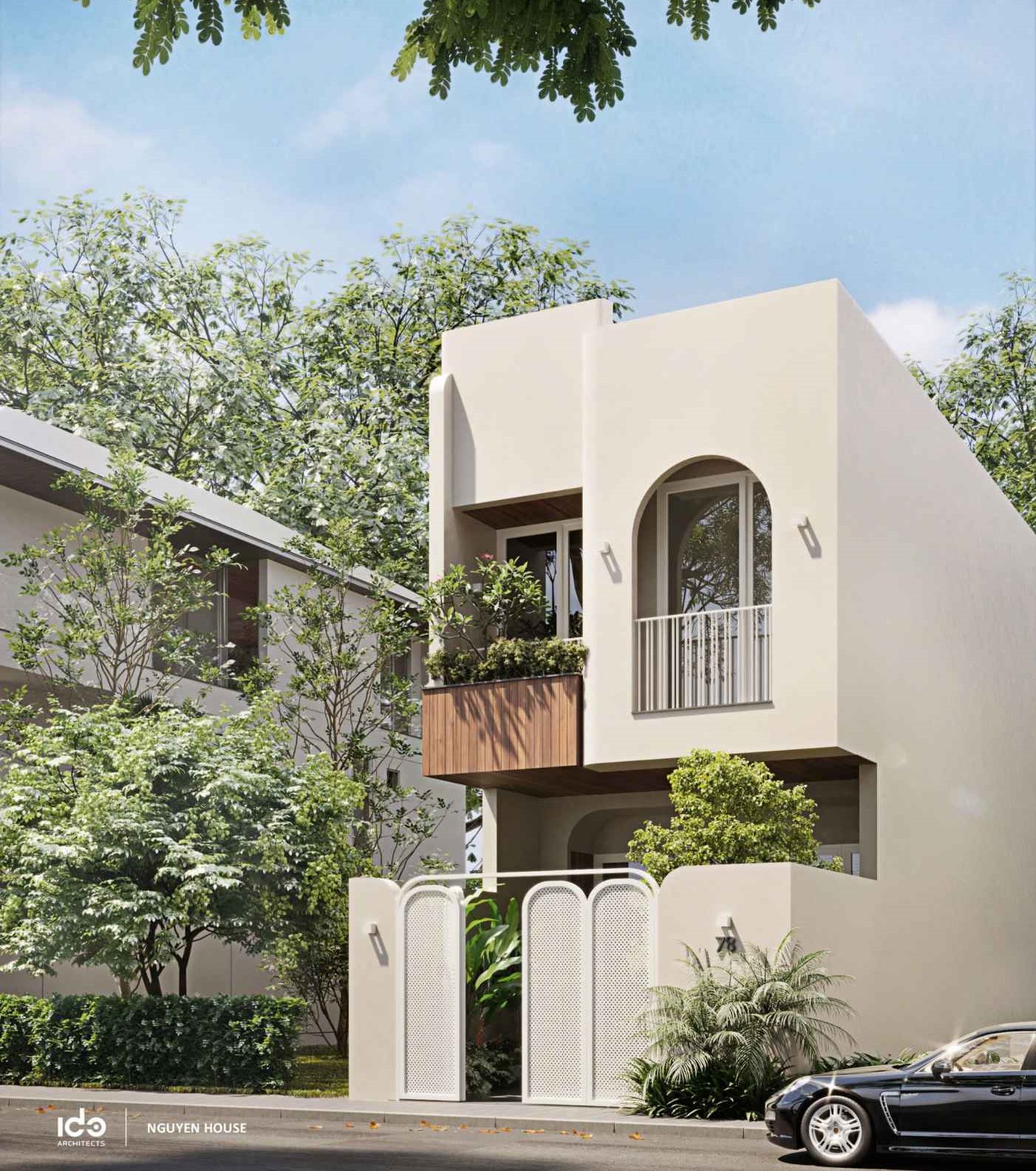 NGUYEN HOUSE | Nhà phố 2 tầng Tối giản - Tiết kiệm- Xanh thoáng đáp ứng tối đa nhu cầu cho cặp vợ chồng trẻ tại Đà Nẵng.
