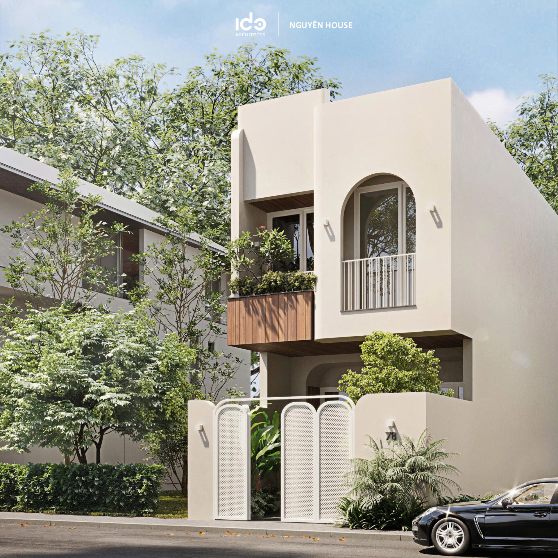 NGUYEN HOUSE | Nhà phố 2 tầng Tối giản - Tiết kiệm- Xanh thoáng đáp ứng tối đa nhu cầu cho cặp vợ chồng trẻ tại Đà Nẵng.