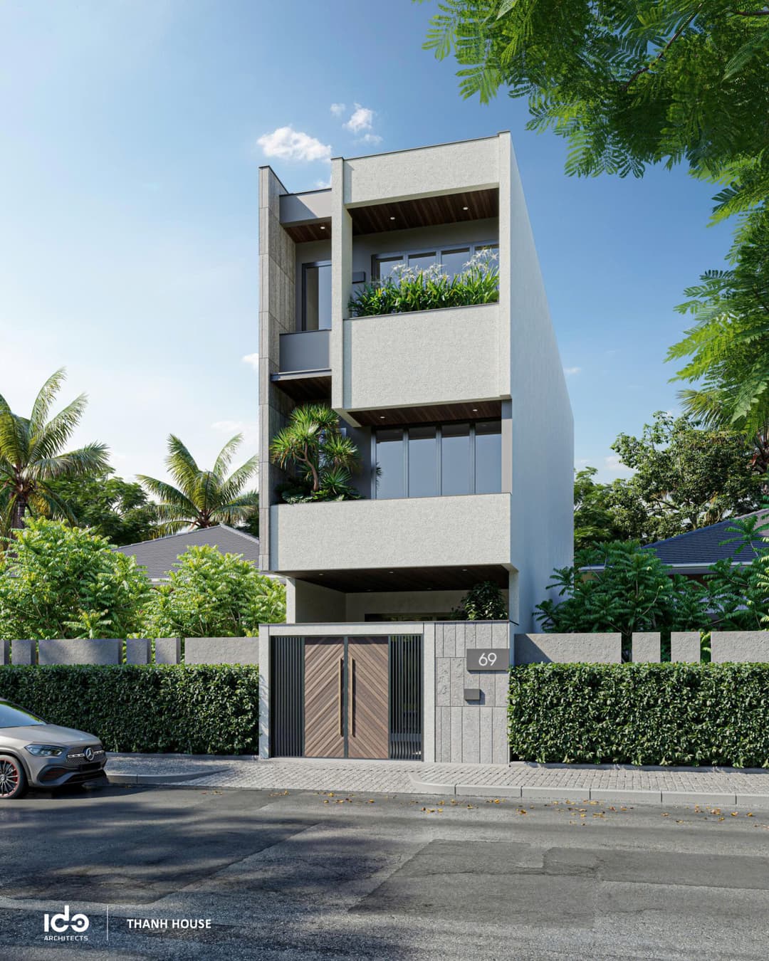 THANH HOUSE | Nhà phố 3 tầng tiện nghi, xanh mát - chuẩn cuộc sống hiện đại cho vợ chồng trẻ tại Đà Nẵng.